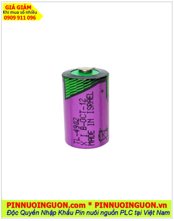 Pin Tadiran TL-4902; Pin nuôi nguồn PLC Tadiran TL-4902 lithium 3.6v 1/2AA 1200mAh _Xuất xứ Israel